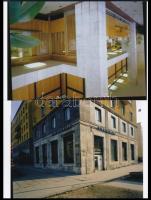 1981 Budapest, két budapesti gyógyszertár kívül-belül, 12 db szabadon felhasználható vintage negatív...