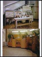 1981 Budapest, két budapesti gyógyszertár kívül-belül, 12 db szabadon felhasználható vintage negatív...