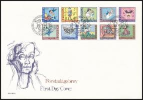 Definitive stamp-booklet sheet FDC, Forgalmi bélyegfüzetlap FDC-n