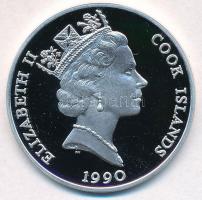 Cook-szigetek 1990. 50D Ag "Gazella" T:PP
Cook Islands 1990. 50 Dollars Ag "Gazelles...