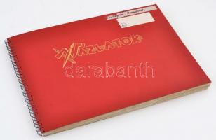 cca 1960-1980 Fotóalbum az Országos Bányagépgyártó Vállalatról, megközelítőleg 200 db fénykép a váll...