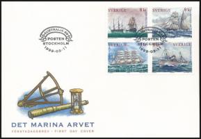 1999 Bélyegkiállítás négyestömb Mi 2098-2101 FDC-n