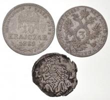 1523L-? Denár Ag "II. Lajos" + 1869GYF 10kr Ag "Magyar Királyi Váltó Pénz" + Aus...