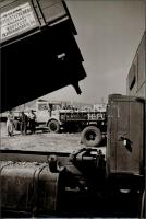 cca 1950 Szocreál fényképek, 2 db vintage fotó, egyik jelzett, 40x30 cm