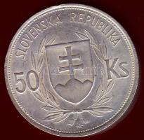 Szlovákia 1944. 50K Ag T:2