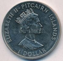 Pitcairn-szigetek 1989. 1$ Cu-Ni "HMAV Bounty" T:1- 
Pitcairn Island 1989. 1 Dollar Cu-Ni...