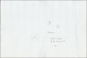 cca 1982 Bándi András (?-?) budapesti fotóművész Folytassa c, alkotása, feliratozott vintage fotó, 2...