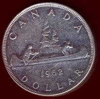 Kanada 1962. 1$ "Kenu" ezüst T:2 ph.