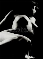 cca 1976 Akt fotók, 3 db jelzés nélküli vintage fotó, 40x30 cm és 40x18 cm között