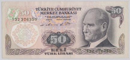 Törökország 1970 (1976). 50L T:III Turkey 1970 (1976). 50 Lira C:F Krause 188