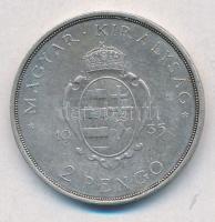 1935. 2P Ag "Pázmány" T:2 
Adamo P7