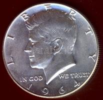 USA 1964. 1/2$ Ag "Kennedy" T:1