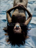 cca 1988 Menesdorfer Lajos (1941-2005) budapesti fotóművész hagyatékából 2 db feliratozott, vintage ...