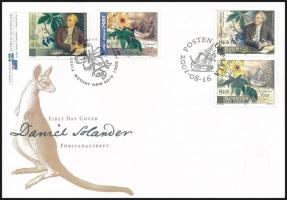 2001 Daniel Solander sor Mi 2248-2249 FDC-n