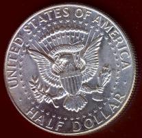 USA 1964. 1/2$ Ag "Kennedy" T:1