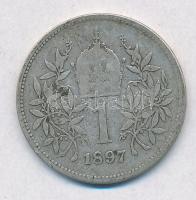 Ausztria 1897. 1K Ag "Ferenc József" T:2-,3
Austria 1897. 1 Corona "Franz Joseph&quo...