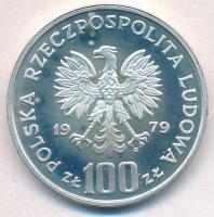 Lengyelország 1979. 100Zl Ag "Zerge" T:1(PP) 
Poland 1979. 100 Zlotych Ag "Chamois&q...