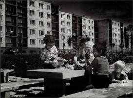 cca 1976 Gebhardt György (1910-1993) budapesti fotóművész hagyatékából 3 db budapesti témájú vintage...