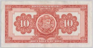 Peru 1968. 10S T:III
Peru 1968. 10 Soles de Oro C:F
Krause 84