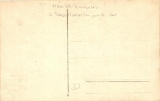 Pécs, Nemzeti ünnepség a Takarékpénztár palota előtt, városi előkelőségek. Fodor I. photo