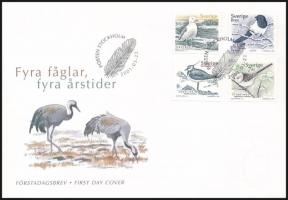 Madár sor FDC-n Birds set FDC