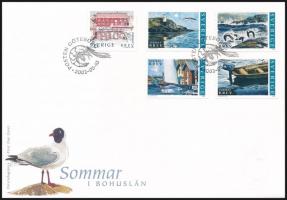 Summer in the Bohuslän province set FDC, Nyár a Bohuslän tartományban sor FDC-n