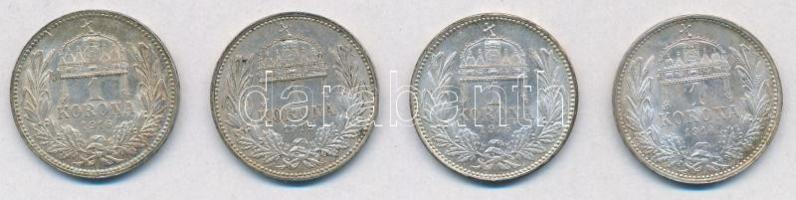 1912KB-1916KB 1K Ag "Ferenc József" (4xklf) T:1-
Adamo K5.1