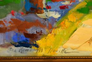 Novák jelzéssel: San Remo. Olaj, vászon, keretben, 60×80 cm