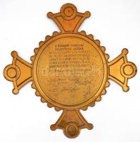 1908 Incéd, Szentképes fém fali tábla, hátoldalán szabari templom felépítése javára tett felajánlás,...