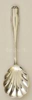 Ezüst(Ag) "shell" fűszerkanál, jelzett, h: 12,3 cm, nettó: 21,6 g