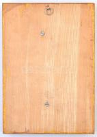 Telcs Ede (1872-1948) 1906. "Popper Dávid" Br szögletes emlékplakett, falra akasztható fat...