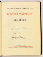 Hóman Bálint és Szekfű Gyula: Magyar történet térképek. Bp., 1936. Kir. Magyar Egyetemi Nyomda. Hóma...
