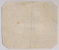 Franciaország 1793. 50s "Assignata" vízjellel és szárazpecséttel T:III,III-
France 1793. ...