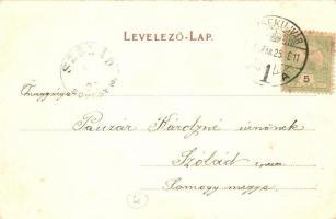 Érsekújvár, Nové Zámky; Gázgyár és a gyár felszentelése. Conlegner J. és fia kiadása / gas factory a...