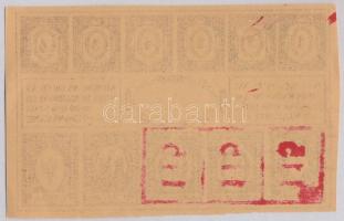 Lengyelország / Varsó 1918. Kenyér- és cukorjegyek, hamis felülbélyegzéssel T:I-
Poland / Warsaw 19...