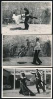 cca 1930-1940 Táncoló párok, 3 db jelzetlen fotólap, 9x13,5 cm / dancers, 3 photocards