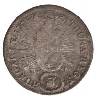 1779B-V 3kr Ag "Mária Terézia" (1,44g) T:2-
Hungary 1779B-V 3 Kreuzer Ag "Maria Ther...