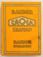 Régi Baeder Caola szappanos doboz, 8×6×3,5 cm