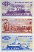 2012. 500K "Balatoni Korona" helyi pénz, "000000" sorszámmal, "MINTA" ...