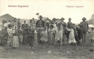 Nagyida, Velká Ida; cigányok / gypsy colony