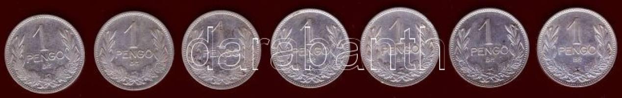 1P Ag 1926 (2x), 1927, 1937 (2x), 1939 (2x) Összesen 7db T:2+,2,2/3