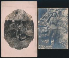 1916-1918 Olasz fronton készült katonai fotók  / Italian battlefield 4 military photos