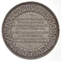 1865. "Országgyűlési Emlék" Sn emlékérem, "FM" gyártói jelzéssel "1865 ORSZ...