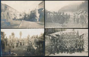 1916-1918 K.u.k. rohamcsapatok 7 db fronton készült katonai fotó / Austro-Hungarian units 7 military photos