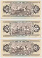 1989. 50Ft (3x) sorszámkövetők T:I-,II
Adamo F25