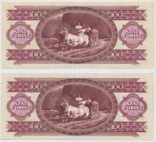 1993. 100Ft (2x) sorszámkövetők T:I-
Adamo F38