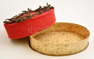 cca 1920 Floris bonbonos doboz Kozma Lajos (1884-1948) grafikus terve alapján, komplett doboz tetejé...