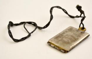 I. világháborús dögcédula Ferenczy Károly bucsányi, felvidéki gyalogos adataival / Dog tag from Worl...