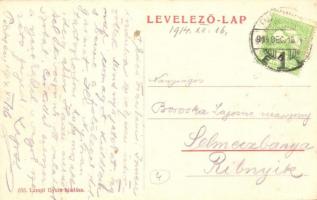 Pöstyén, Pistyan, Piestany; Vasútállomás, lovashintók. Lampl Gyula kiadása / Eisenbahn Station / rai...