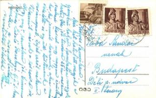 Rozsnyó, Roznava; Dreher étterem és söröző, Frecska hentes, Sulán Béla üzletei, kerékpár / restauran...